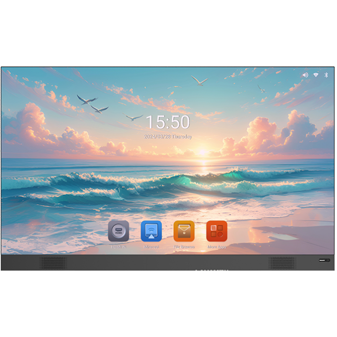 Светодиодный экран «все-в-одном» 217", 1,25 мм COB, 3840 x 2160, Android 11, в комплекте настенное крепление, декоративная облицовка UNILUMIN C1-217U