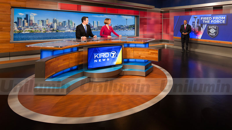 экран Upanel из Unilumin осветил телестанцию KIRO В Сиэтла США экран Upanel из Unilumin осветил телестанцию KIRO В Сиэтла США